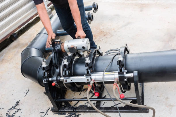 Vanne à boisseau sphérique en PEHD de canalisation