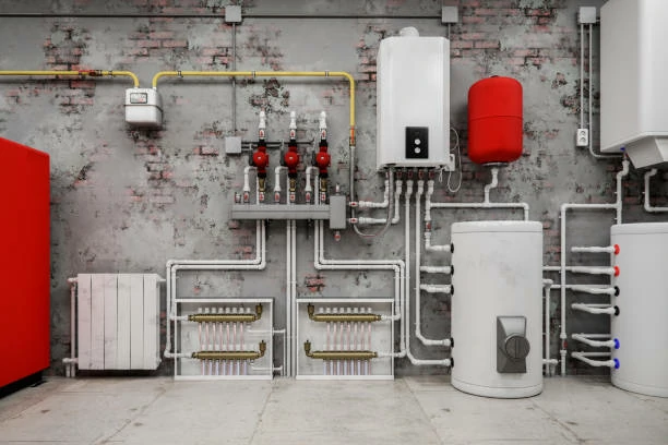 Application example of gas pipeline in commercial building