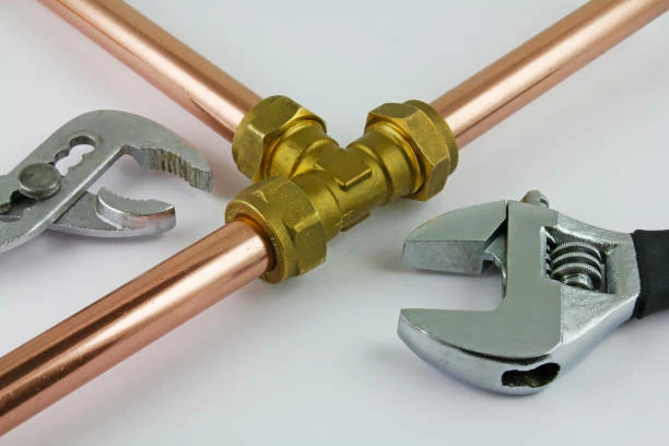 Transition from plastic piping to brass plumbing